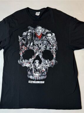 The Walking Dead Black Short-Sleeve Graphic Tee XL